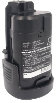 1500mAh / 16.20Wh Ersatzakku kompatibel mit Bosch AHS 35-15 Li, AHS 45-15 Li, ART23-10.8, PMF 10.8 LI, PSM 10.8 LI, PSR 10.8 Li-2, 2 607 336 863, 2 607 336 864