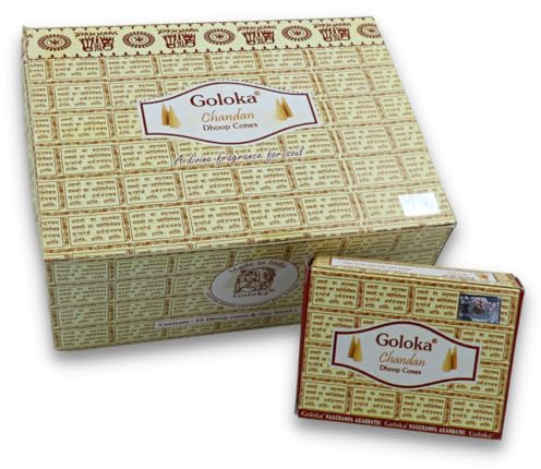 Räucherkegel LAVISA, Meditation, Aromatherapie, Duft, Atmosphäre für Zuhause, Satya, Goloka, Golden Nag