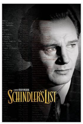 fgxmne Exklusives Poster mit künstlerischem historischem Drama, Schindlers Liste, Poster, 6 Leinwand-Poster, Schlafzimmer, Dekoration, Landschaft, Büro, Raumdekoration, Geschenk, 20 x 30 cm
