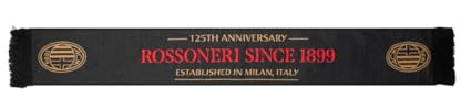 A.C. Milan Adult-Unisex, Acryl, Schal zum 125. Jahrestag, offizielles Produkt, Rossoneri Since 1899, Einheitsgröße