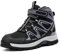 ELAPHURUS Kinder Winterstiefel Jungen Wanderstiefel Warmfutter Schneestiefel Mädchen Baumwollschuhe Trekking Wanderschuhe,Tiefblau Schwarz,37 EU