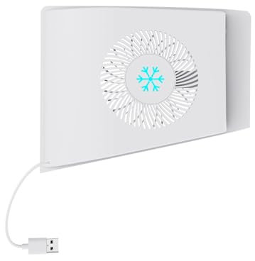 Cubierta del ventilador de refrigeración para PS5 slim, ventilador del refrigerador, cubierta del refrigerador de control de temperatura inteligente