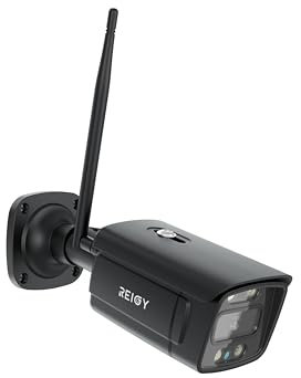 REIGY Kamera Kompatibel mit Überwachungssystemen, mit IP66 wasserdichte und Nachtsicht, Bewegungsverfolgung 2-Wege Audio