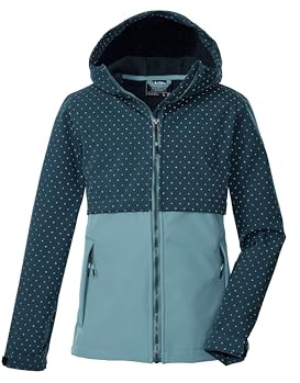 killtec Mädchen Softshelljacke mit Kapuze KOW 227 GRLS SFTSHLL JCKT, nachtblau, 176, 43573-000