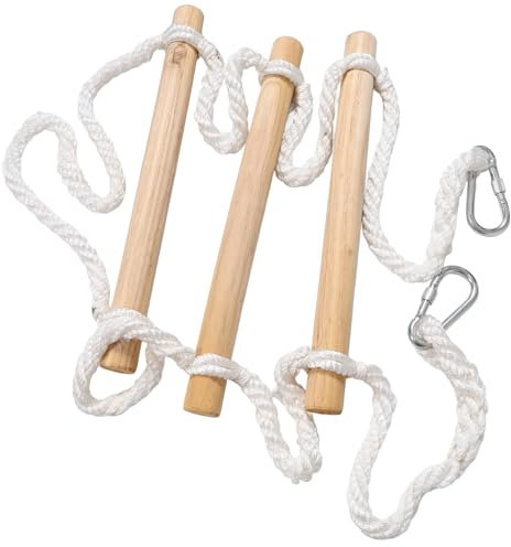CHILDWEET Baumstrickleiter Für Kletterstrickleiter Aus Hochfestem Material Geschicklichkeitsleiter Für Schlafsaal-hochbett Seilkletterausrüstung Für Spielplätze Leicht Und Einfach Zu Verstau