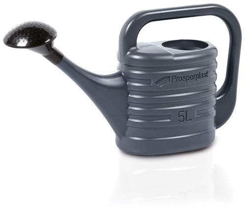 PECZEKO Arrosoir en Plastique 5 L avec Douchette pour Jardin, Intérieur et Extérieur - Plantes, Fleurs, Maison, Appartement