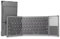 Générique Clavier Pliable sans Fil Portable, Compact et Fin, Gris (B066T)