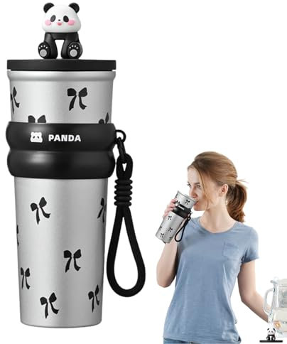 Genérico Botella De Agua Para Niñas | Botella Infantil Portátil Adorable | Termo Aislado Versátil para Mujeres Oficina Viajes Playa