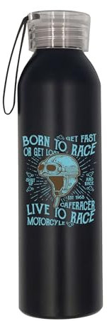 Born to Race Water Bottle, Insulated Bottle, Stainless Steel Water Bottle