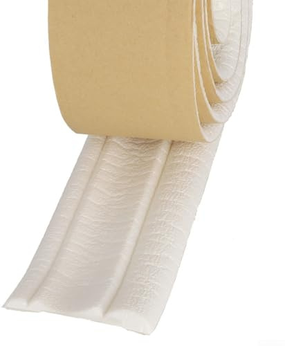 PVC-Schaumstoff-Kleber-Zierleiste, 230 cm x 8 cm, wasserdicht, öldicht, Wandsockelleiste und Sockelleisten-Aufkleber mit 3D-geprägtem Rand für Zuhause, Büro, Küche, Badezimmer, Schlafzimmer