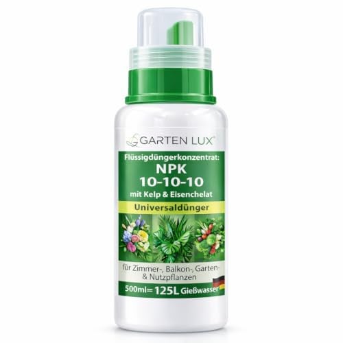Garten Lux Concime Liquido Concentrato NPK 10-10-10 Universale, 500 ml