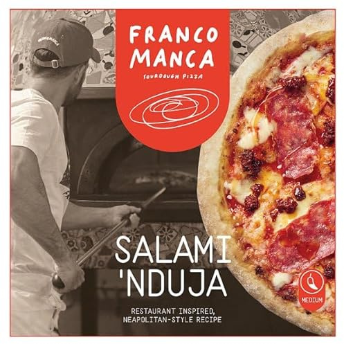 Franco Manca Salami 'Nduja Sourdough Pizza 452g | Case of 1