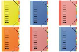 Pagna Deskorganizer Lucy Colours 7-teilig, aus PP, mit Eckspanngummi, dehnbarem Rücken