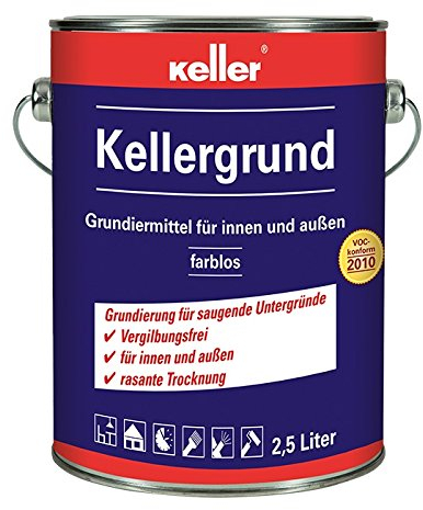 Kellergrund klar 580 2,5Ltr. - farbloser Tiefgrund, Grundierung