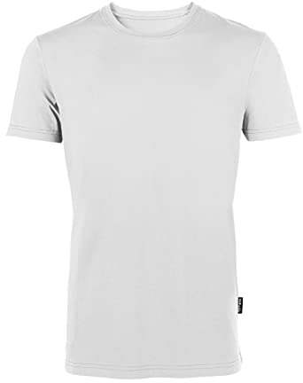 HRM Herren Luxury Roundneck Tee I Premium T-Shirt Herren Rundhalsausschnitt aus 100% Bio-Baumwolle I Basic T-Shirt bis 60°C waschbar I Hochwertige & nachhaltige Herren-Bekleidung