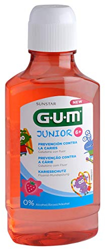 GUM Junior Monster Mundspülung 300ml, 3er Pack (3x 300ml)