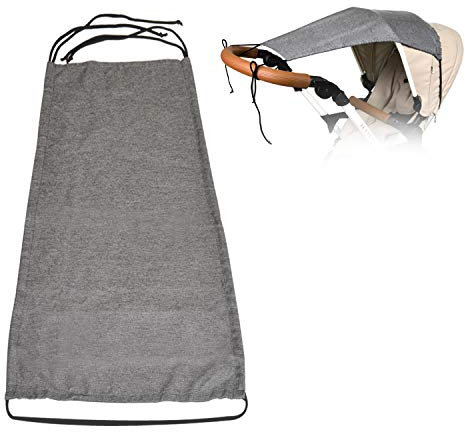 Universal Baby Sunshade for Pram, Pushchair, Buggy and Stroller Sun Sail with UV Protection 50+ and up and Down Slide Function