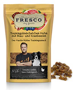 Fresco I Martin Rütter Trainingssnack I Huhn mit Blau- & Kranbeeren I 150g
