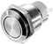 Taster oder Schalter in 2 Größen Edelstahl Oberfläche (16 oder 19mm) auswählbar (Ø16mm, Schalter)