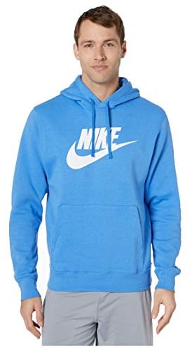 Nike M Nsw Club Hoodie PO BB Gx Sweatshirt - Pacific Blue/Pacific Blue, 2XL-T