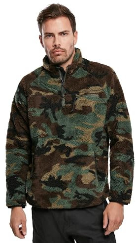 Brandit Teddyfleece Troyer, Farbe: Woodland, Größe: 4XL