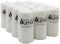 Lumar - Conjunto de 12 Velas decoración Grandes 15cm Alto x 7cm diámetro - Primera Calidad - Blanco - duración 60 Horas - Fabricadas en España