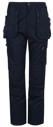 TuffStuff Mens Work Trouser 715 Proflex Work Trouser, Navy, 34W Long UK