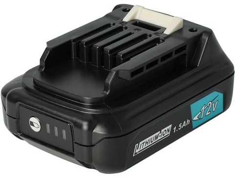 vhbw Batterie Compatible avec Makita DMR107, DMR108, DMR110, DMR202, DS032 Outil électrique (1500mAh Li-ION 12 V)