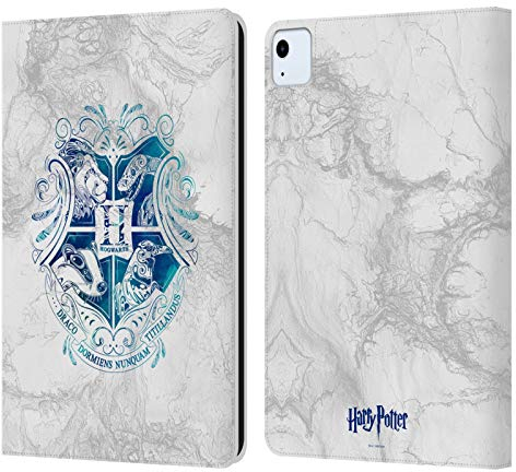 Head Case Designs Officially Licensed Harry Potter Hogwarts Aguamenti Deathly Hallows IX Leather Wallet Case Compatible With Apple iPad Air 11 2020/2022/2024/2025