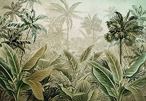 Fototapete Wald Amazonia Dschungel Tropische Natur Pflanzen Wohnzimmer Schlafzimmer Moderne Wandtapete Vlies Tapete UV-Beständig Montagefertig (13921, VEXXXXXL (520x318 cm) 5 Bahnen)