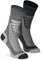 XTREME SOCKSWEAR Herren & Damen Wandersocken Trekking Outdoor Sport Funktionssocken Atmungsaktiv Frottesohle Gepolstert (2 Paar) Grau-Schwarz 39-42