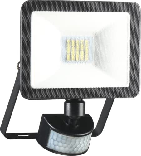 Elro LF60 Design Lampe d'extérieur LED avec Détecteur de Mouvement - 10W - 800LM - Étanche IP54 - Noir
