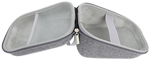 Small Storage Bag for Pressure Monitor, Portable Pressure Machine Pouch with Handle, EVA Hard Storage Case, Synthetic Material Case for Travel, Home