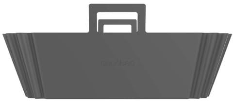 Cecotec Pack 2 Moldes Silicona Circulares para Airfryer de 9-11L Cecofry TwinBucket Pack Accessories. Silicona Libre de BPA, Reutilizable, Temperaturas -40°C a +250°C, Fácil Limpieza, 22,5x13x8,6cm