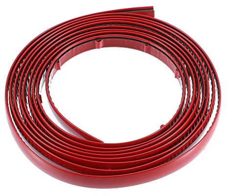 A ABSOPRO Voiture Porte Bord Gardes Antirayures Bande 9.8ft Longueur 0.47 Large Rouge