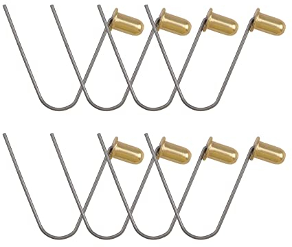INCREWAY Kajak-Paddel-Feder-Clips, 30 Stück, Edelstahl, Zeltstange, Druckknopf-Federklemmen für Camping
