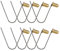 INCREWAY Kajak-Paddel-Feder-Clips, 30 Stück, Edelstahl, Zeltstange, Druckknopf-Federklemmen für Camping