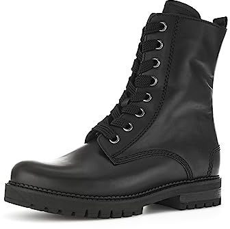 Gabor Damen Combat Boots, Frauen Stiefeletten,Komfortable Mehrweite (H)