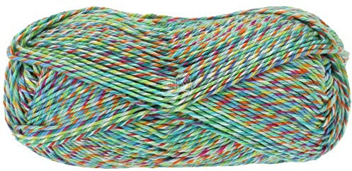 LANA GROSSA Cotone Multi Mouline | Baumwollbasicgarn | Handstrickgarn aus 100% Baumwolle | 50g Wolle zum Stricken & Häkeln | 125m Garn