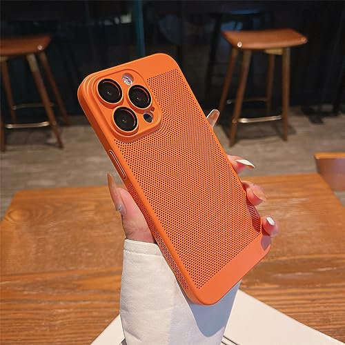 Emlivi Extremely Thin Case for iPhone 12 Mini, PC Lightweight Hard Case, Breathable Cooling Mobile Phone Case, Heat Dissipating, Ultra Thin PC Cover, Protective Mobile Phone Case for iPhone 12 Mini
