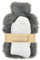 Thingimijigs Faux Fur Hot Water Bottle and Sock Gift Set - Grey