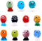Crafans Lot de 22 perles en forme de poisson – 11 couleurs, en verre, en forme de poisson, perles artisanales