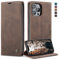 Cracedily Cover per iPhone 12/12 Pro Case, Custodia Cover Pelle Premium Portafoglio con Porta Carte Magnetica Supporto Protezione Flip Case Custodia per iPhone 12 Pro 6,1,Caffè