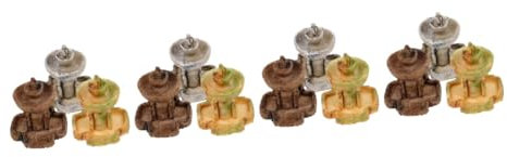 SUPVOX 12pezzi Mini Per Paesaggio e Giardinaggio Lifelike Per Decorazione Creativi