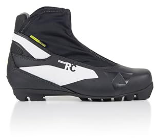 Fischer Damen RC Classic Isolierte Atmungsaktive Verstellbare Wintersport Langlauf Nordic Skischuhe für Schmalere Füße, Schwarz/Weiß, 36
