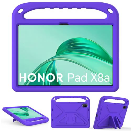 GOZOPO Custodia per Honor Pad X8a 11, Leggera e Antiurto con Supporto Bambini Custodia per HONOR Pad X8a 11 Tablet - Viola