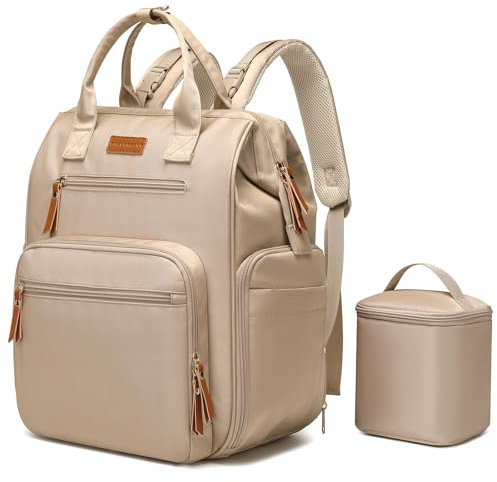 Qualyphant Breast Pump Bag for Spectra S1 S2 Medela, Convertible Large Diaper Bag Backpack for Working Moms with 14 inch Laptop Sleeve & Cooler Storage, 31L