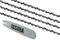 SECURA 4 Chaînes à gouge carrée + guide compatible avec Husqvarna 346 XP Triobrake Tronçonneuse avec 45cm 0.325 72M 1,5mm