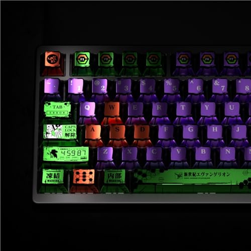 EVA Metallic Paint Keycap, Tasto Per Tastiera Meccanica Cherry Profile PBT(Unit-01)