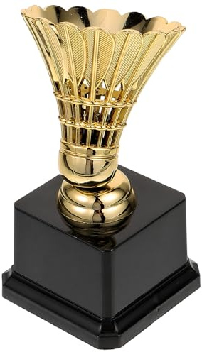ULTECHNOVO Badminton Pokal Trophäe aus Langlebigem Kreative Wettbewerbs Auszeichnung mit Realistischem Design Bunte Kindergarten Dekoration für Sportturnier Preise und Ehrungen